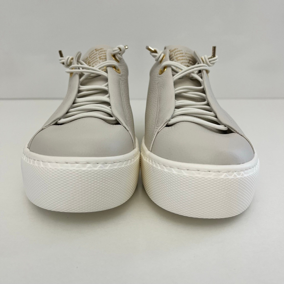 Paul Green Faye Platform Sneakers Ivory Leather Chunky Lace Up Women 11.5 NWOB - Picture 8 of 15